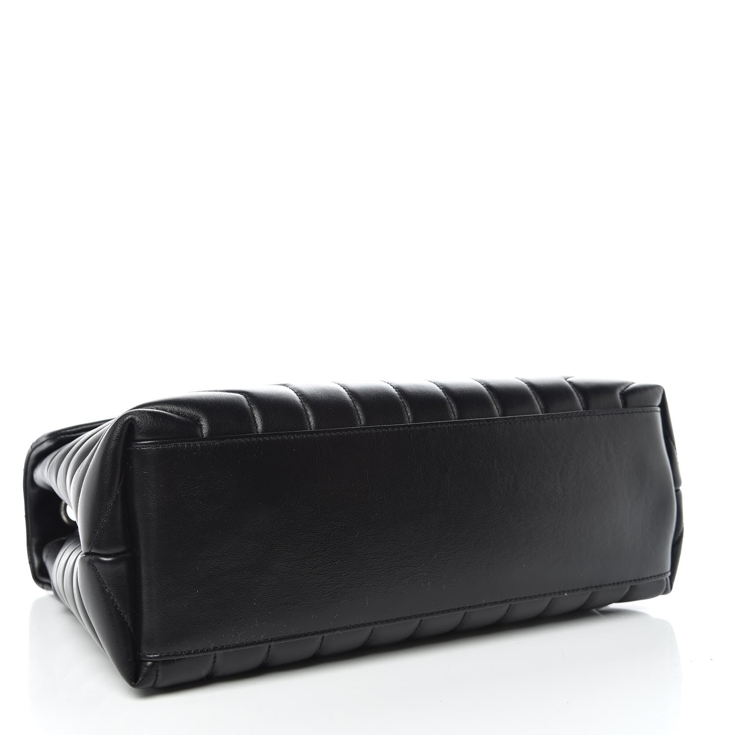 Saint Laurent Calfskin Y Quilted Monogram Medium Loulou Chain Satchel Black 4 of 11