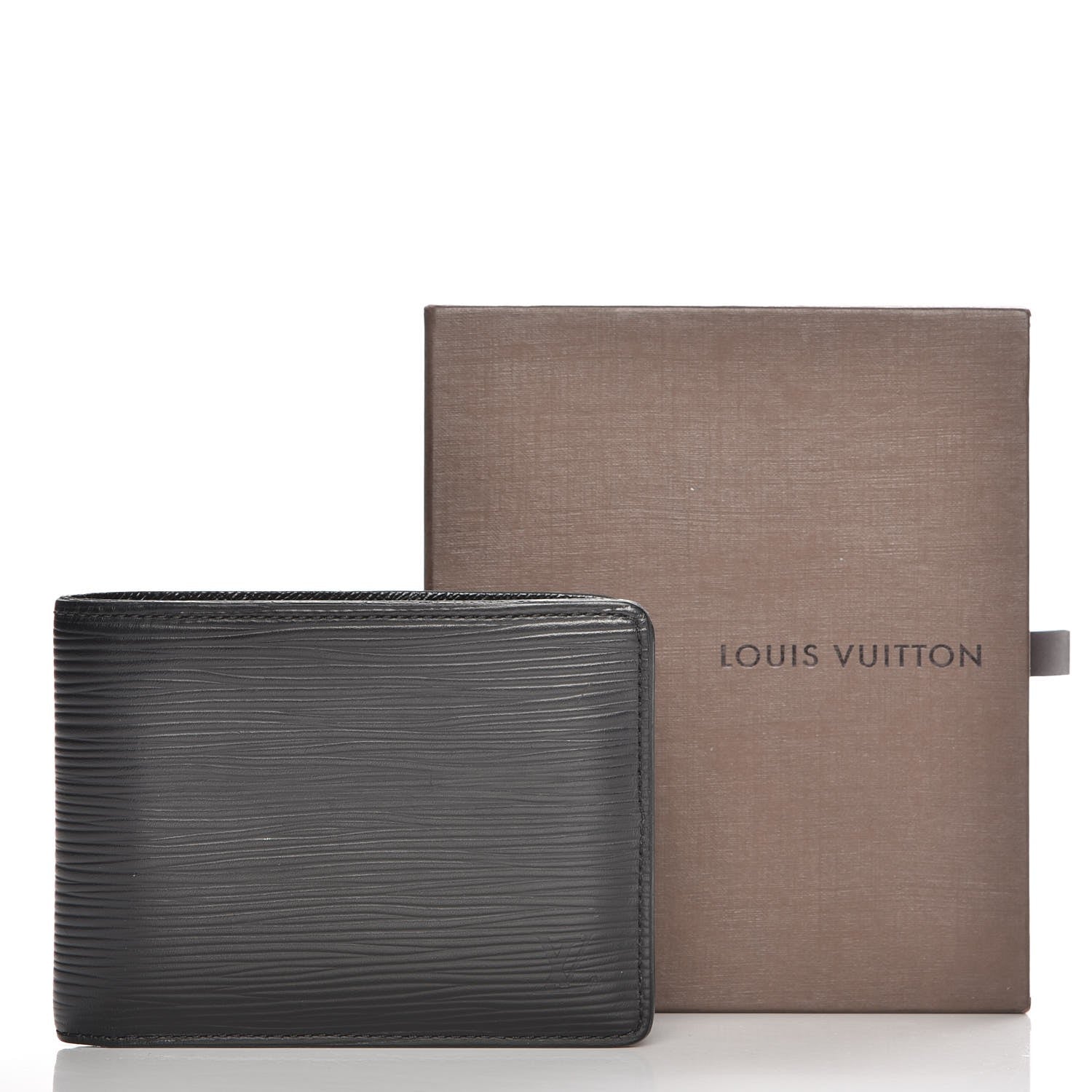 Louis Vuitton Epi Slender Wallet Black 9 of 9