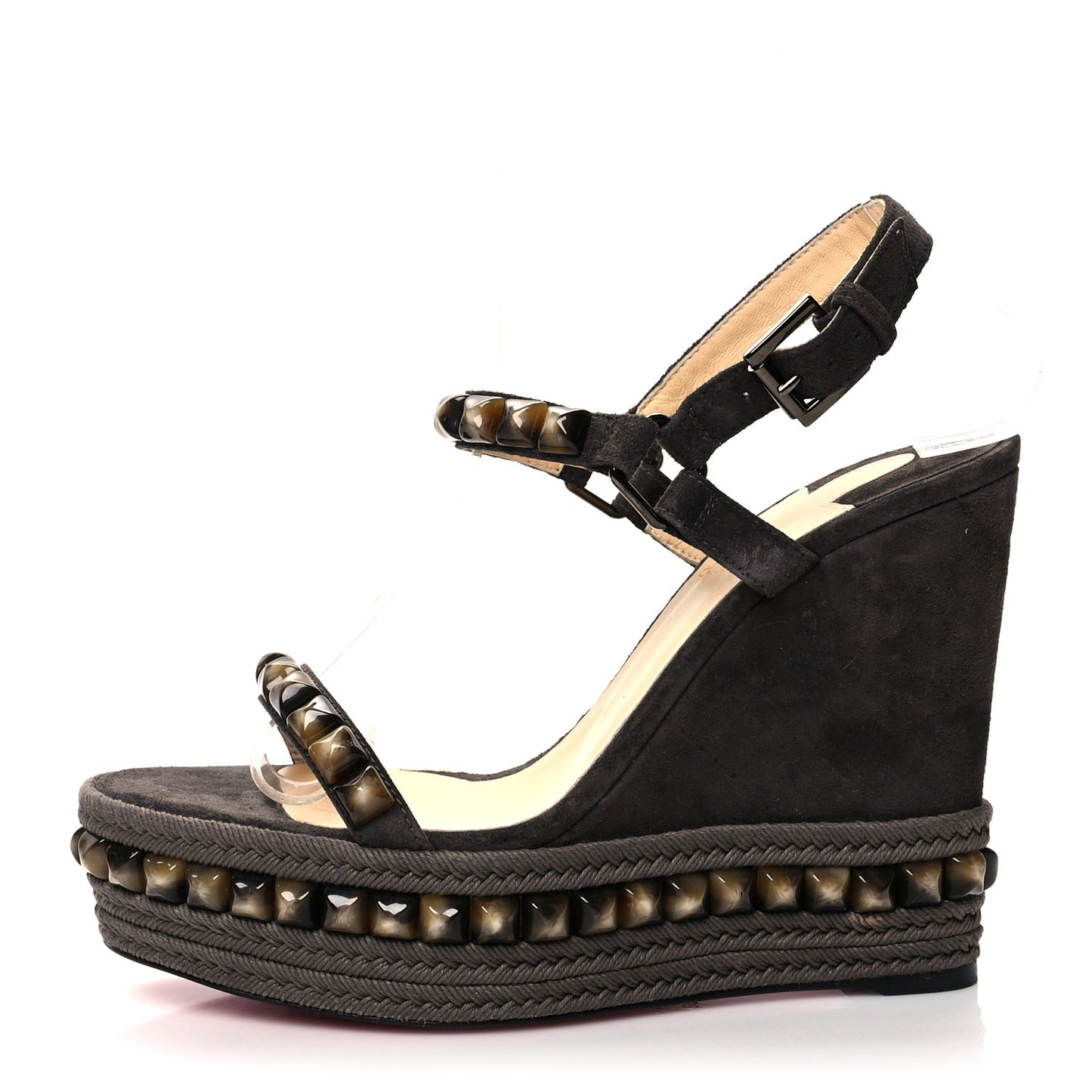 Veau Velours Cataclou 120 Wedge Sandals 38 Sand