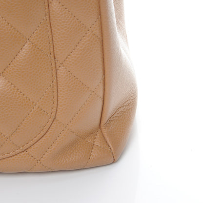 Chanel Caviar Quilted Grand Shopping Tote GST Beige 9 of 16