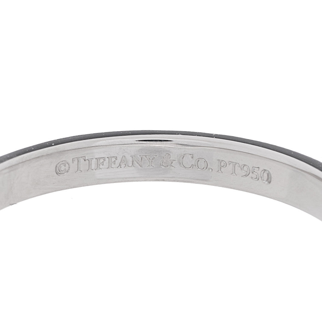 Tiffany Platinum 2mm Milgrain Wedding Band Ring 51 5.75 4 of 4