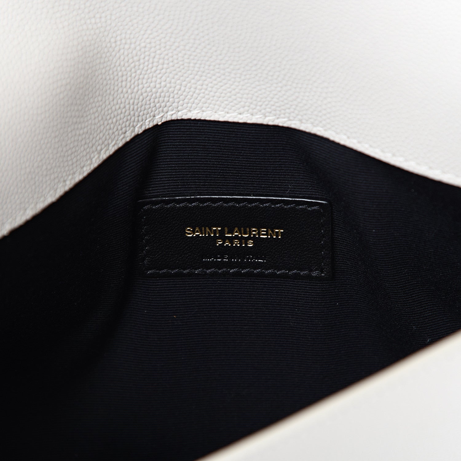 Saint Laurent Grain De Poudre Uptown Pouch Crema Soft 5 of 7