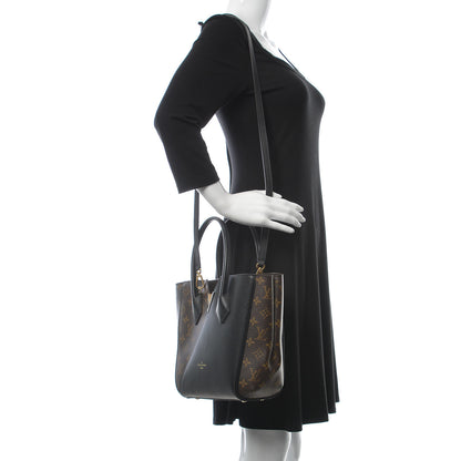Louis Vuitton Calfskin Monogram Kimono Tote PM Black 2 of 12