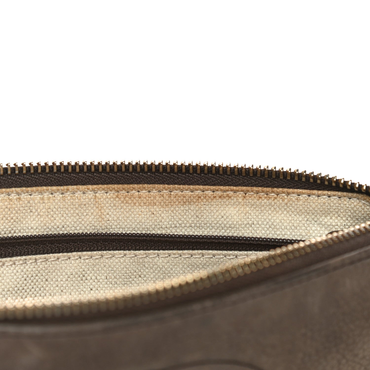 Gucci Pebbled Calfskin Soho Wristlet Brown 10 of 19