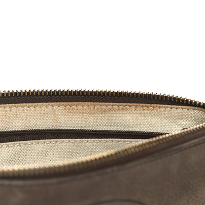 Gucci Pebbled Calfskin Soho Wristlet Brown 10 of 19