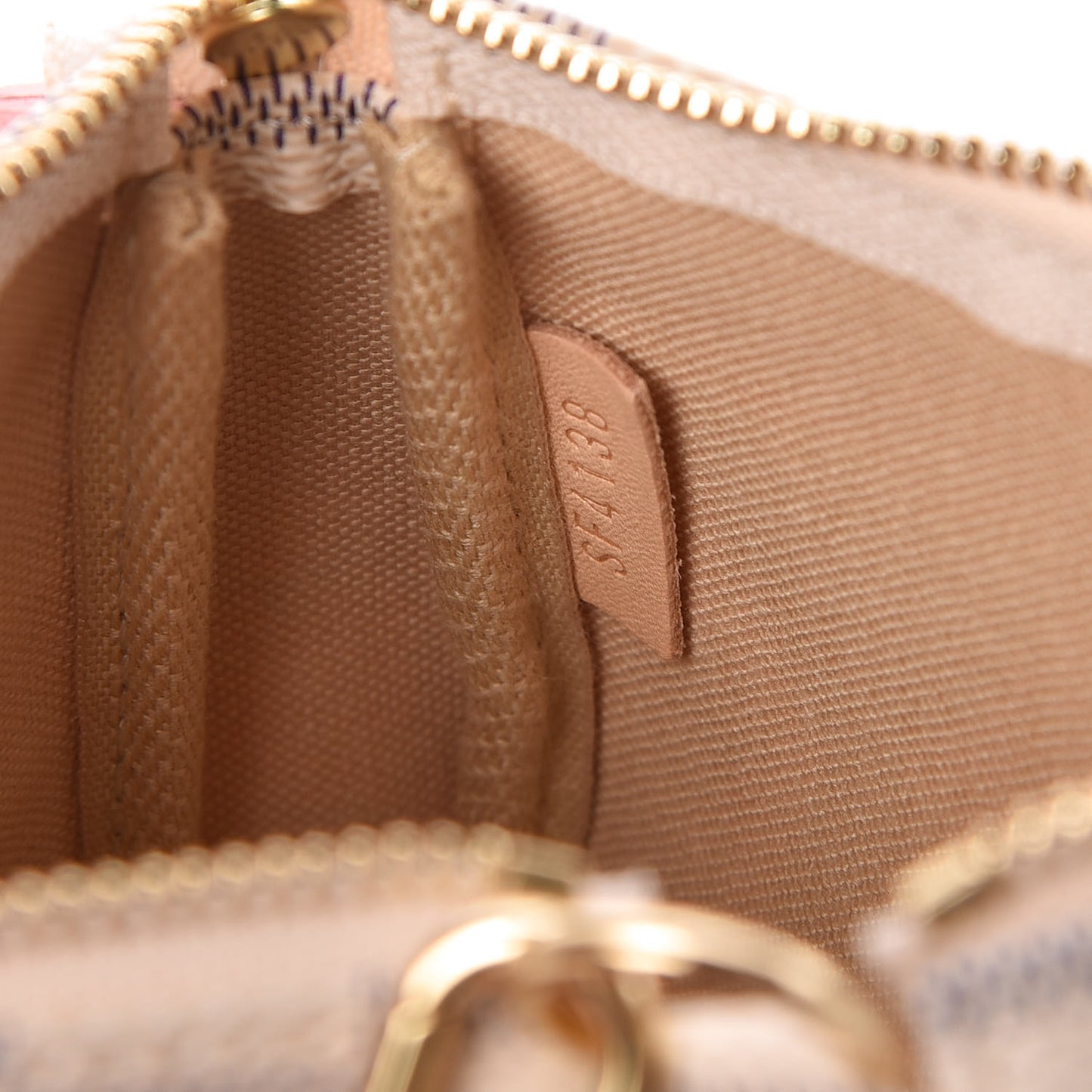 Damier Azur 2018 Christmas Animation Mini Pochette Accessories