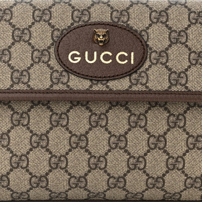 Gucci GG Supreme Monogram Neo Vintage Web Belt Bag Brown 8 of 11