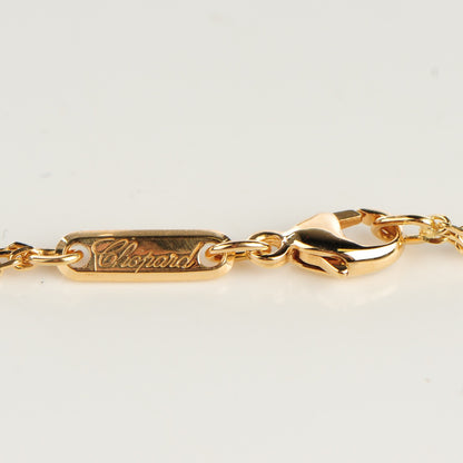 Chopard 18K Yellow Gold Diamond Ice Cube Love Necklace 9 of 9