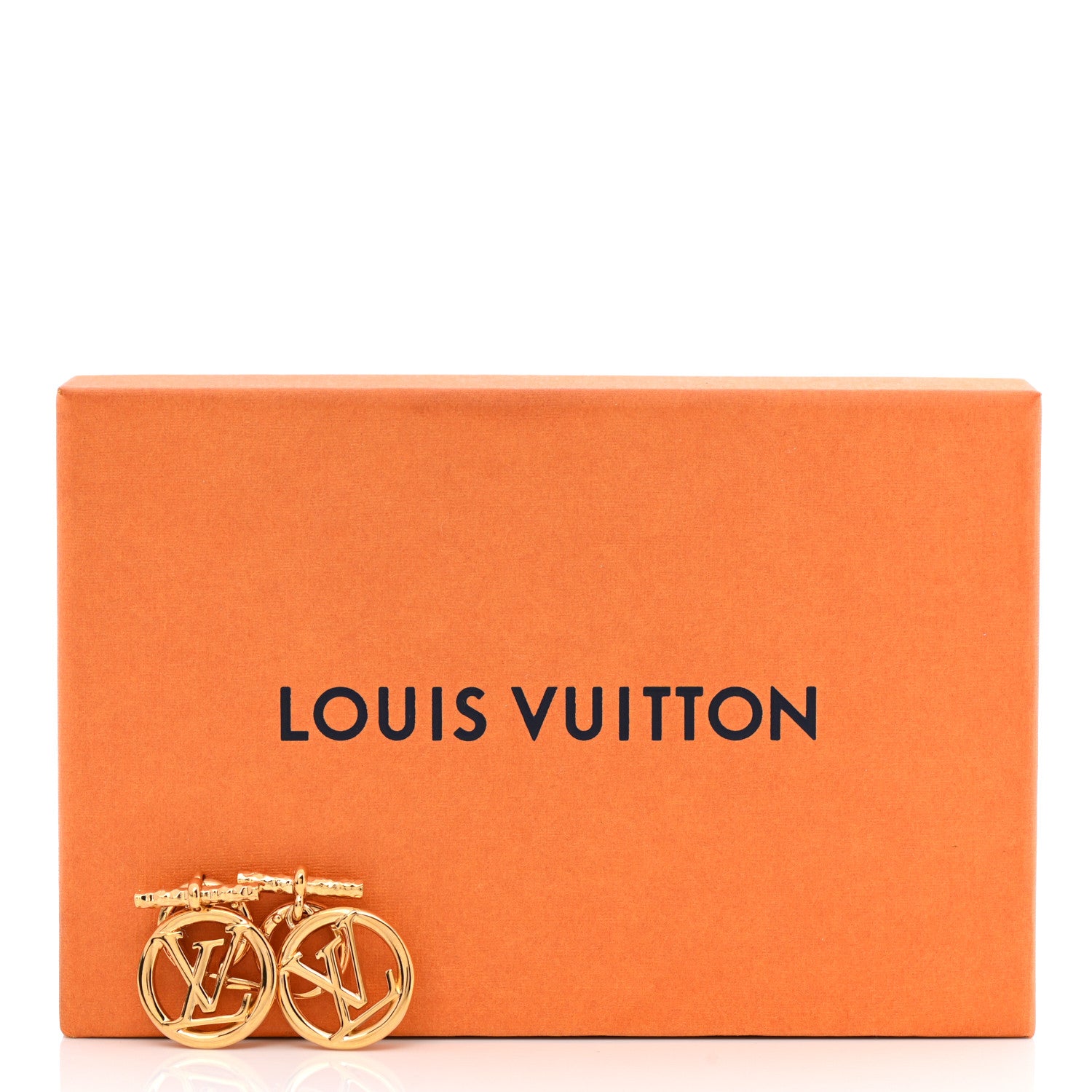 Louis Vuitton Baby Louise Earrings Gold 7 of 7