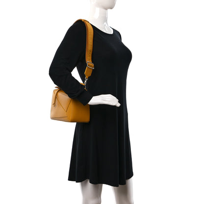 Loewe Satin Calfskin Small Puzzle Edge Bag Sunflower 3 of 8