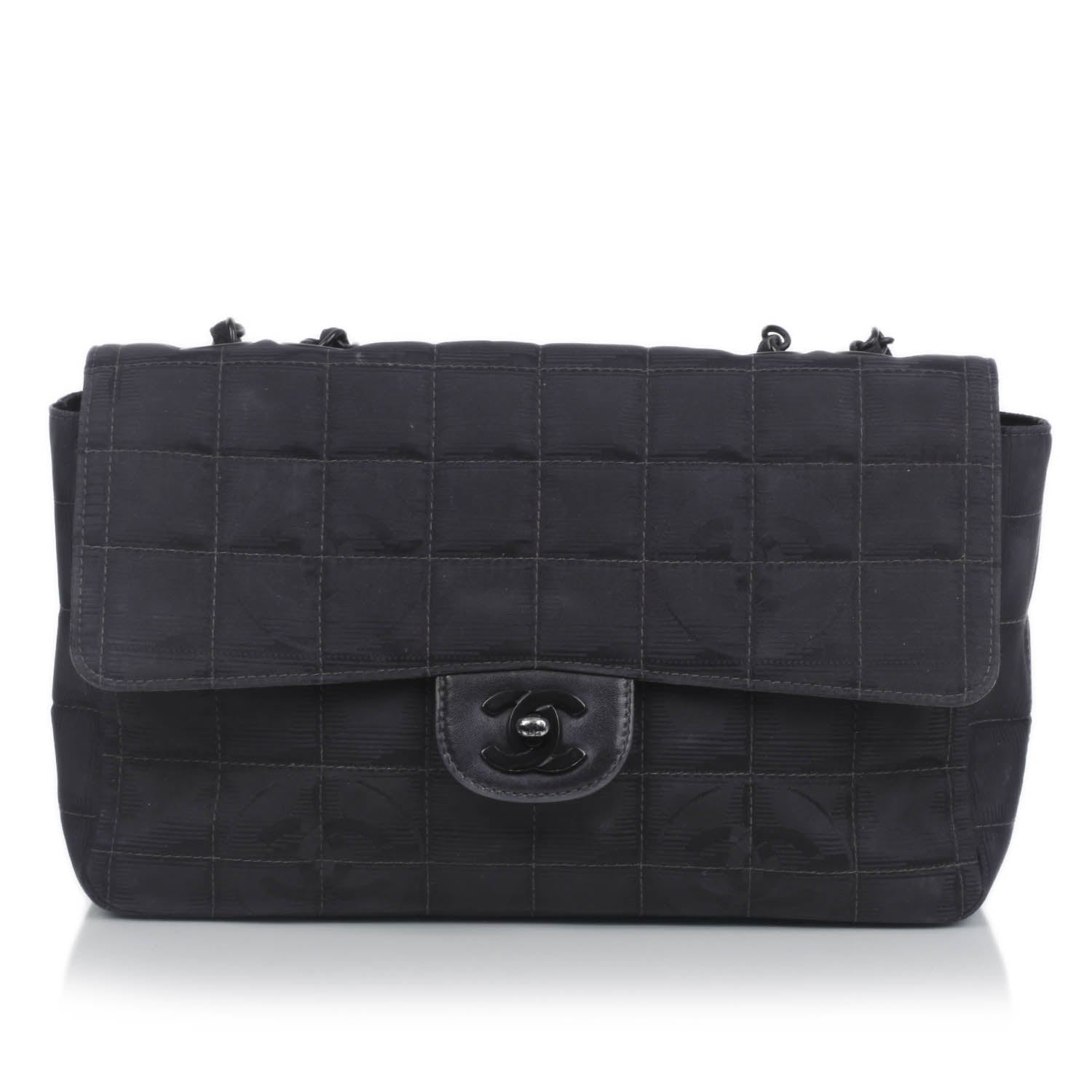 Chanel Nylon Travel Flap Black 1 of 10