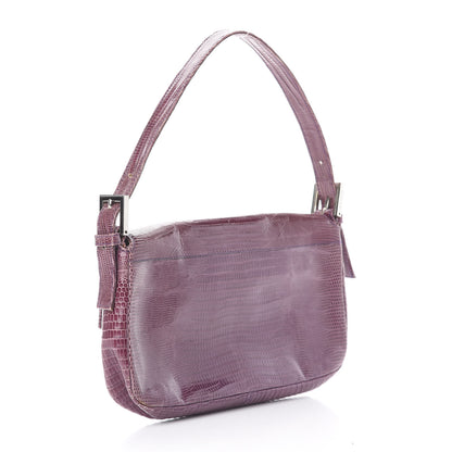 Fendi Lizard Baguette Purple 2 of 12