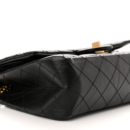 Chanel Aged Calfskin Quilted 2.55 Reissue 225 Flap Black 9 of 13