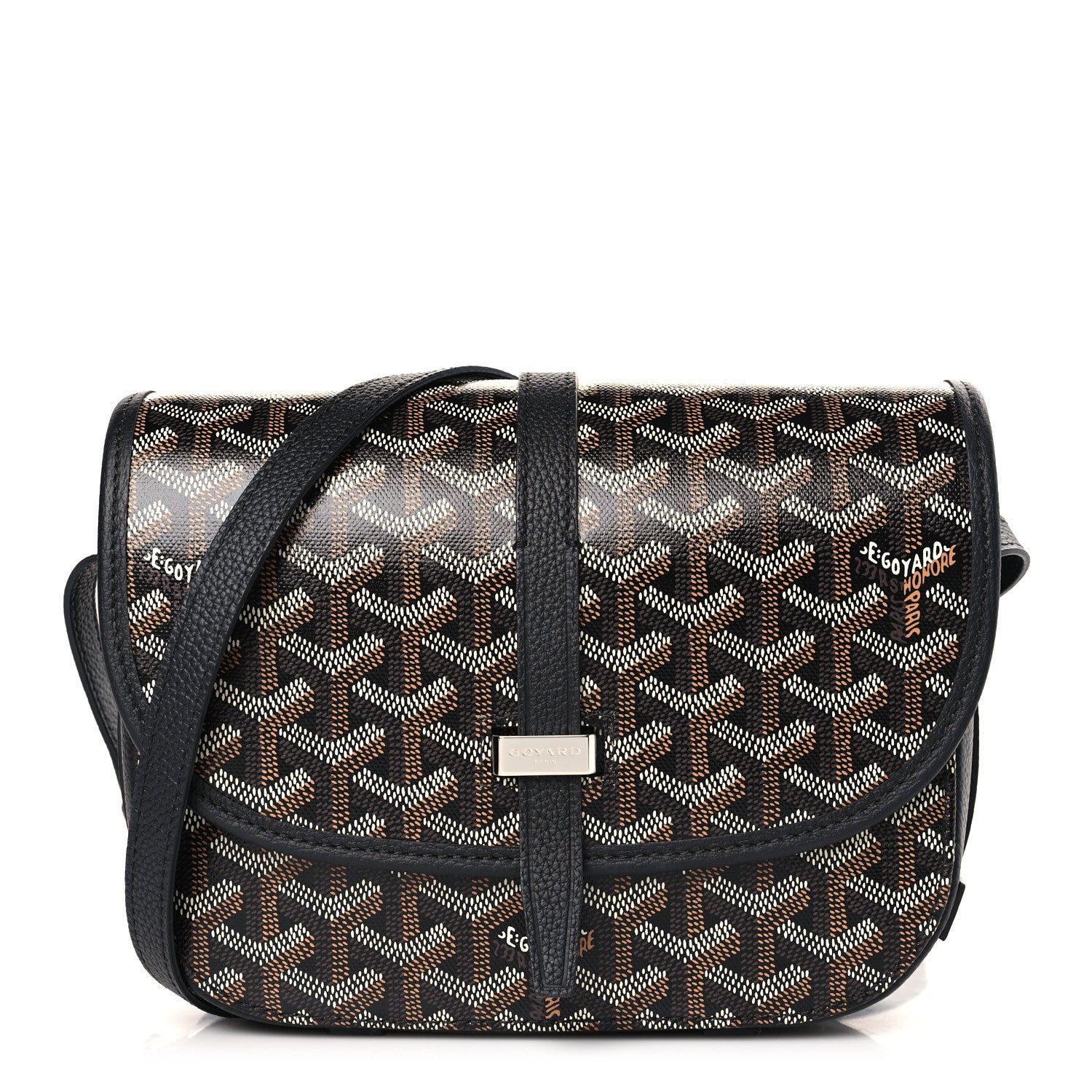 Goyard Goyardine Belvedere II PM Messenger Bag Black 1 of 8