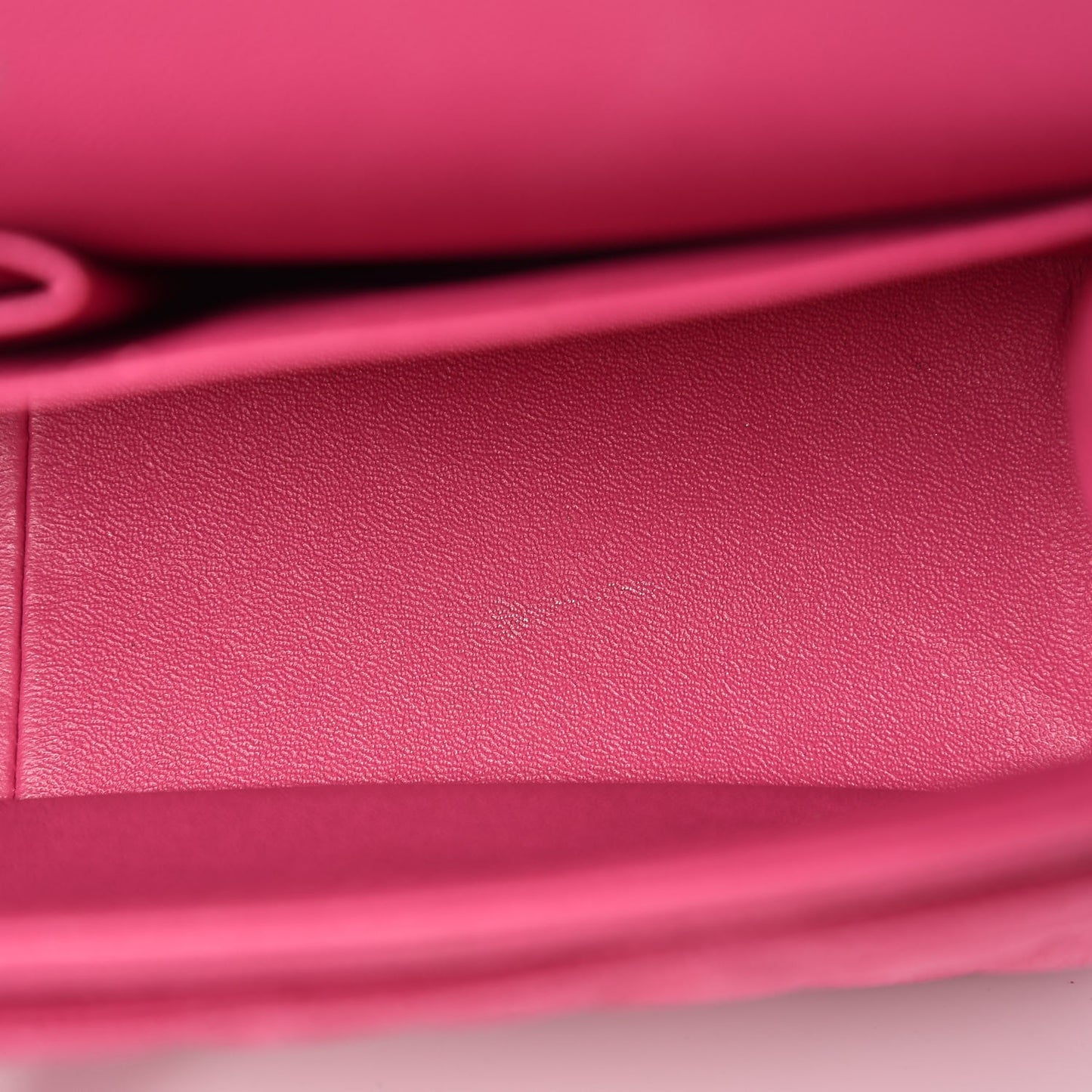 Iridescent Caviar Quilted Jumbo Double Flap Pink