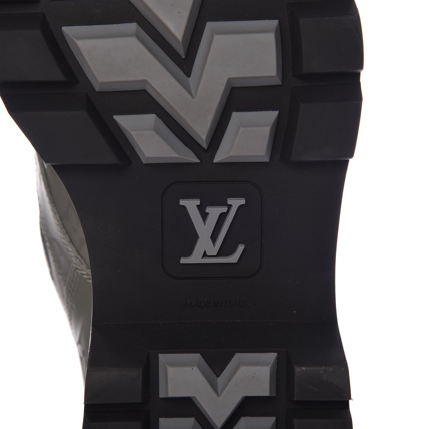 Louis Vuitton Monogram Titanium Mens Oberkampf Ankle Boots 7 8 of 9