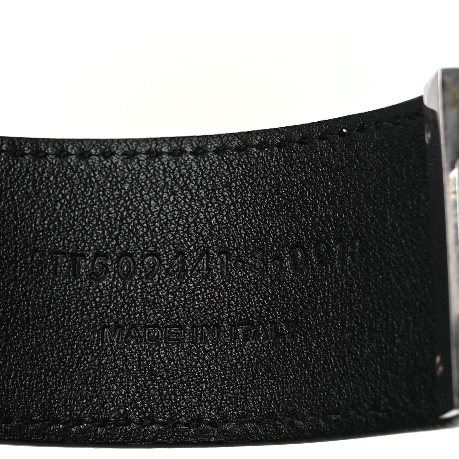 Saint Laurent Calfskin Monogram Bracelet Black 5 of 6