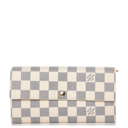 Louis Vuitton Damier Azur Sarah Wallet 1 of 8