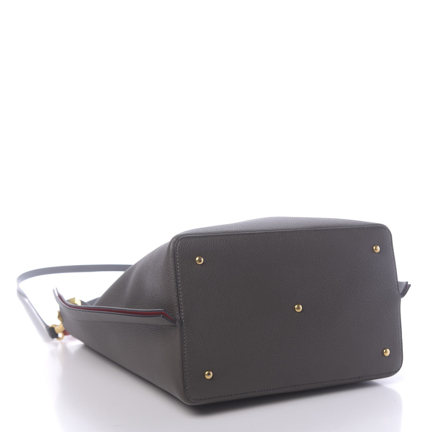 Valentino Garavani Grainy Calfskin Escape Hobo Bag Graphite 4 of 9