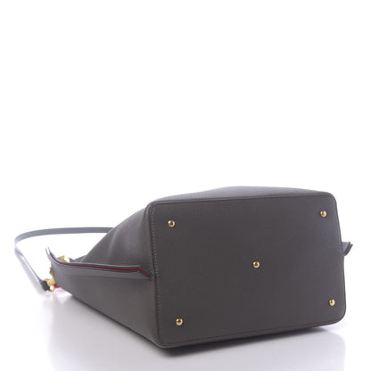 Valentino Garavani Grainy Calfskin Escape Hobo Bag Graphite 4 of 9
