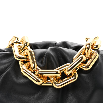Bottega Veneta Calfskin The Pouch Chain Black 8 of 10