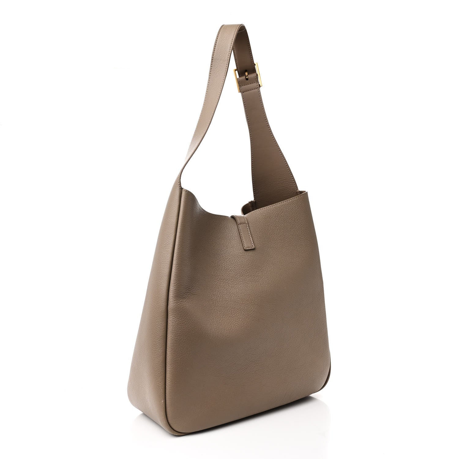 Saint Laurent Supple Calfskin Large Le 5 A 7 Soft Hobo Dusty Grey 3 of 9