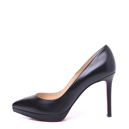 Christian Louboutin Shiny Nappa Pigalle Plato 100 Pumps 39 Black 1 of 16