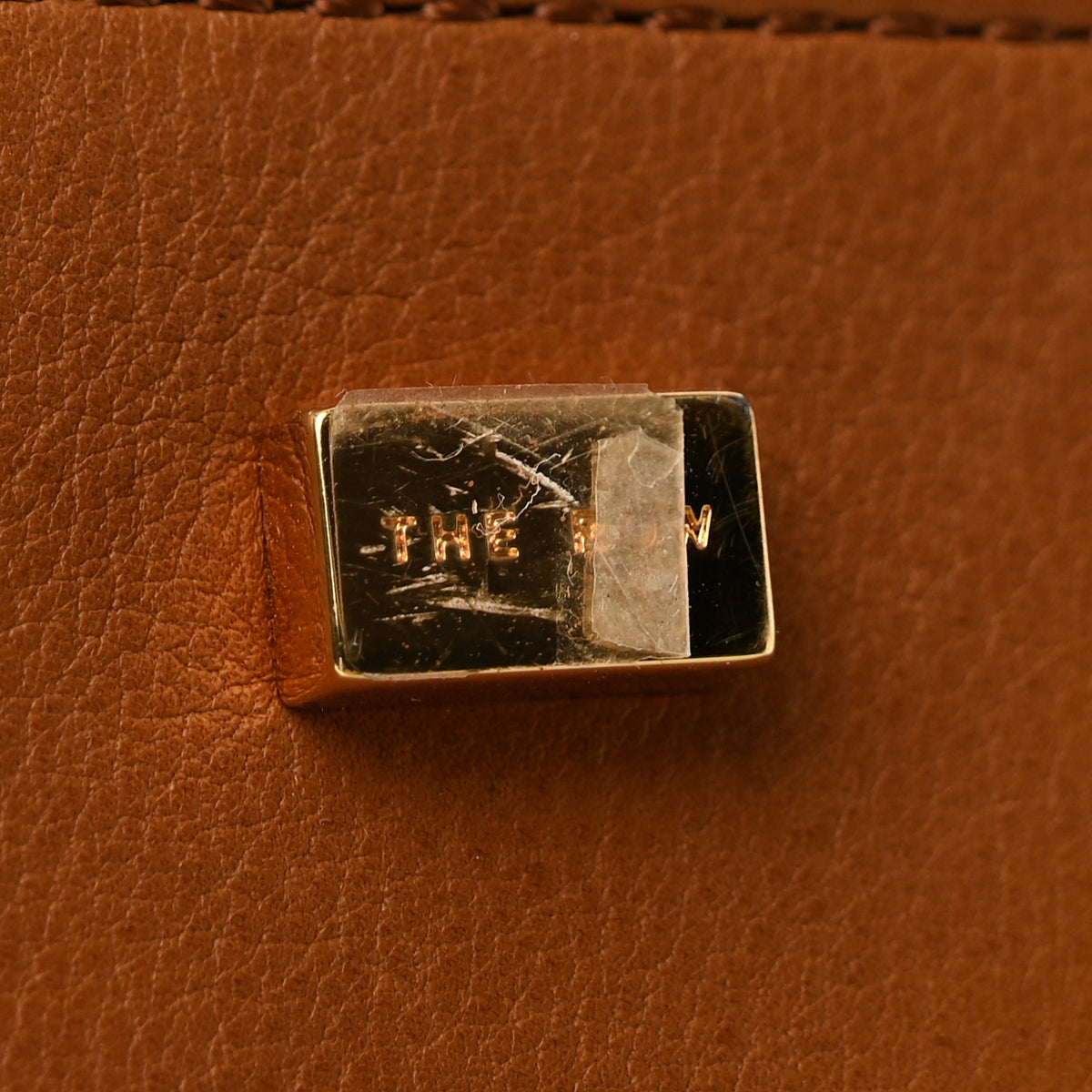 The Row Polished Saddle Calfskin Soft Margaux 15 Cuir 10 of 10