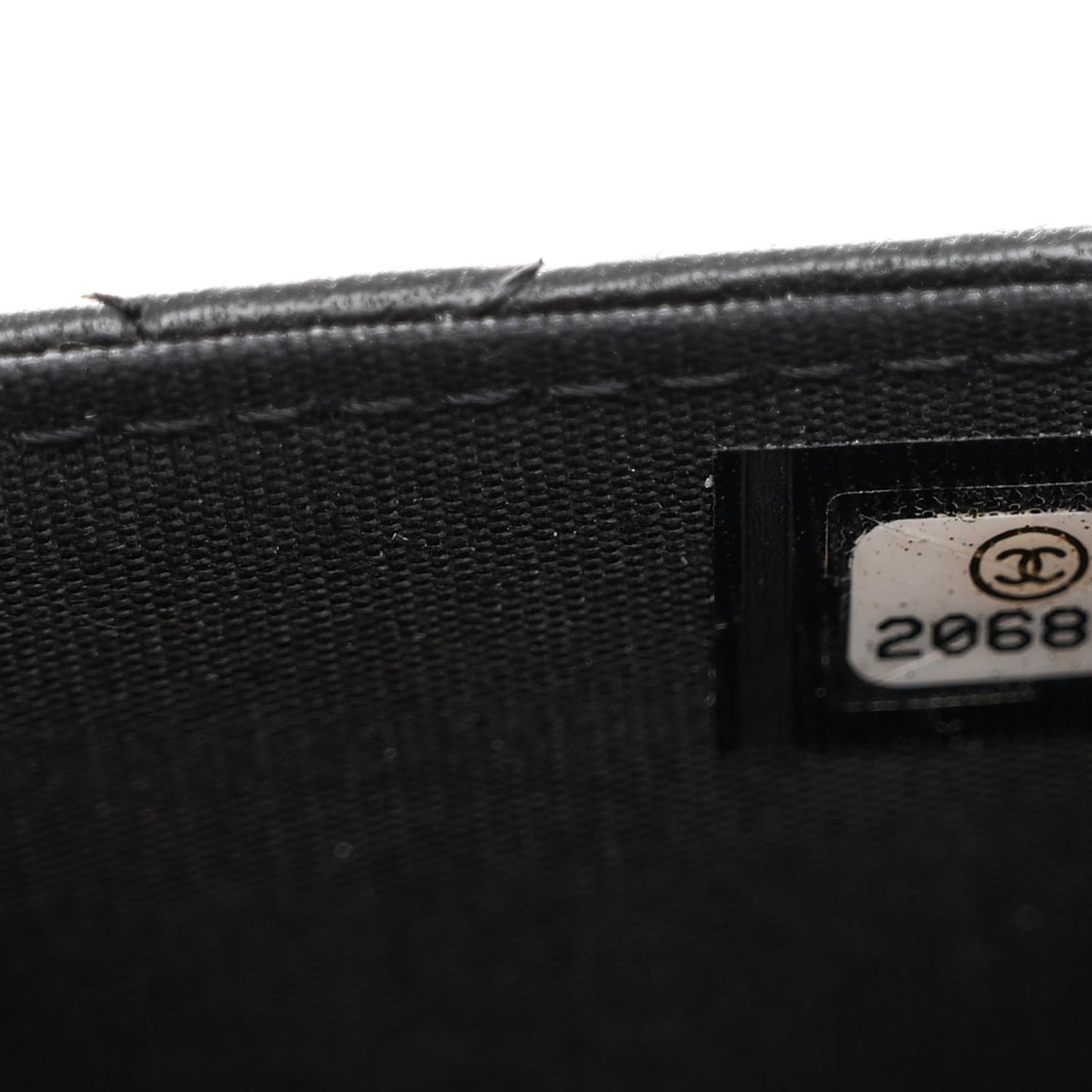 Lambskin Quilted Boy Wallet On Chain WOC Black