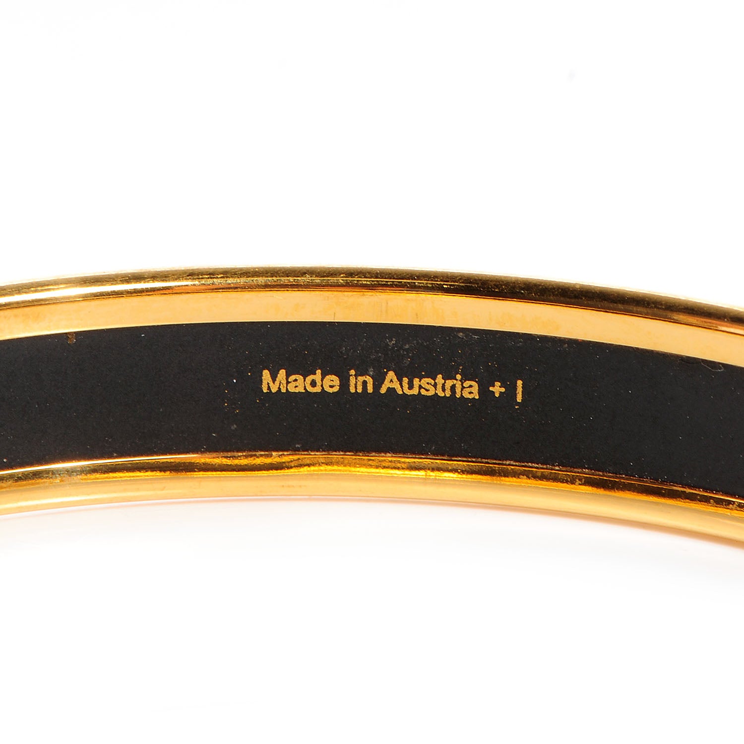 Hermes Enamel Printed Carpe Diem Narrow Bracelet 65 Red 5 of 6