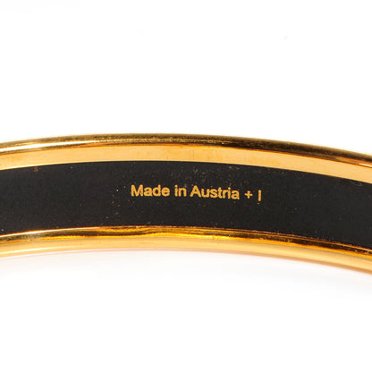 Hermes Enamel Printed Carpe Diem Narrow Bracelet 65 Red 5 of 6
