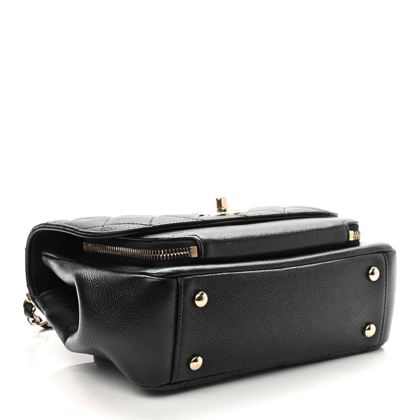 Caviar Quilted Medium Business Affinity Flap Black