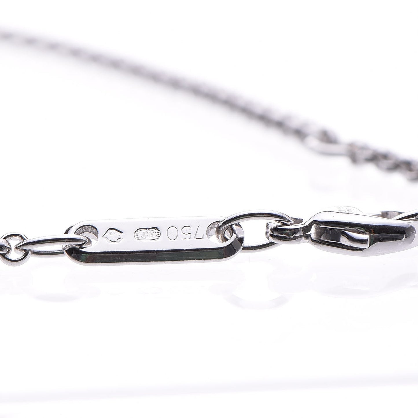 18K White Gold Diamond Good Luck Charms Eye Bracelet