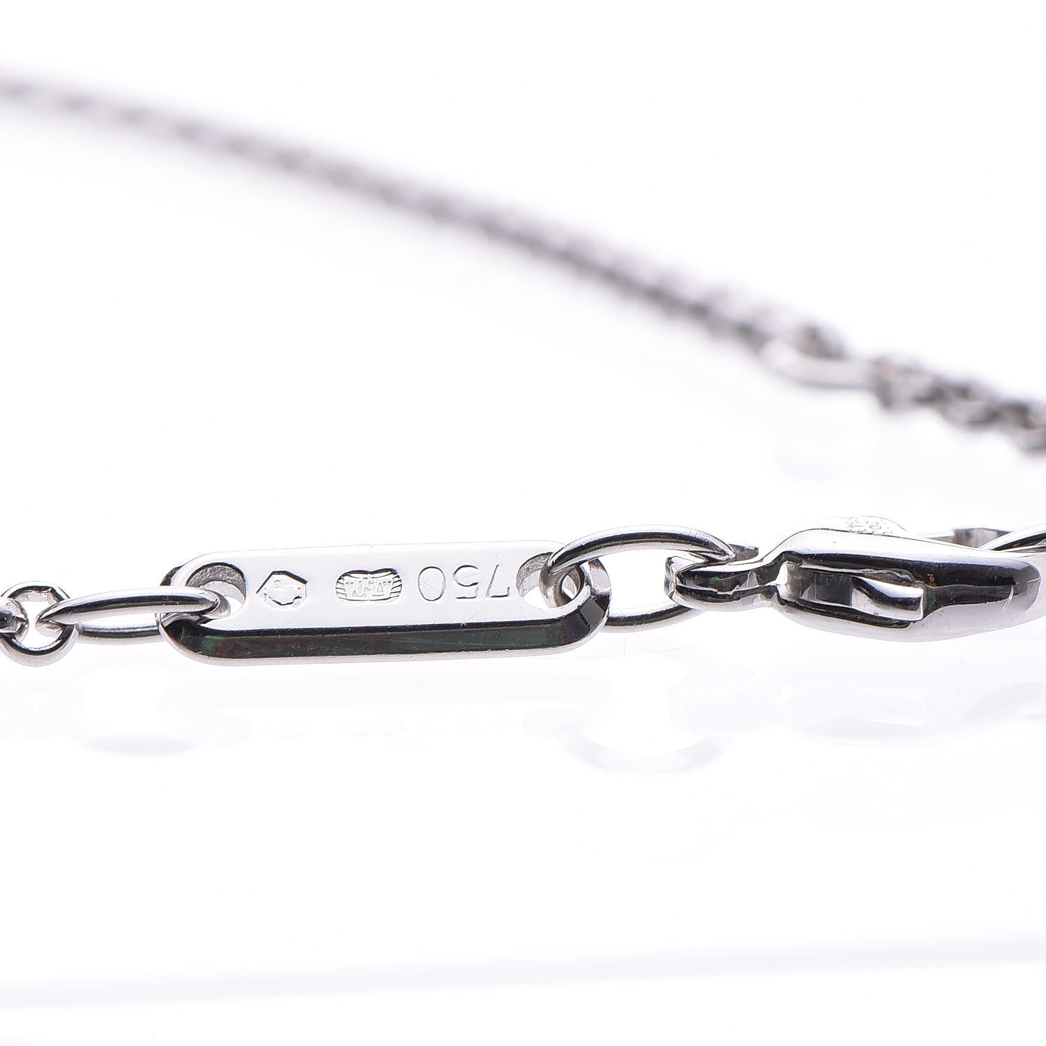Chopard 18K White Gold Diamond Good Luck Charms Eye Bracelet 5 of 5