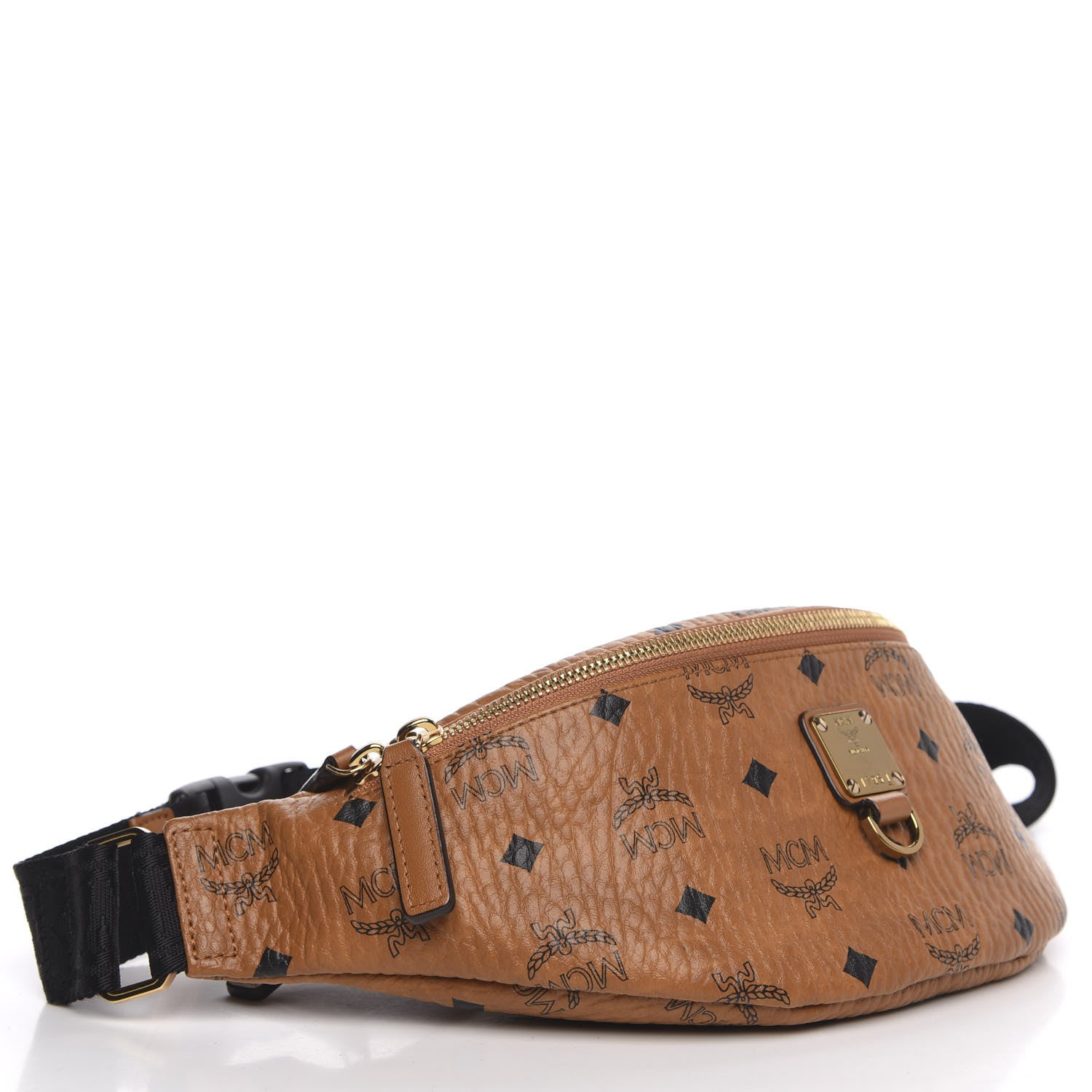 MCM Visetos Small Fusten Belt Bag Cognac 4 of 8