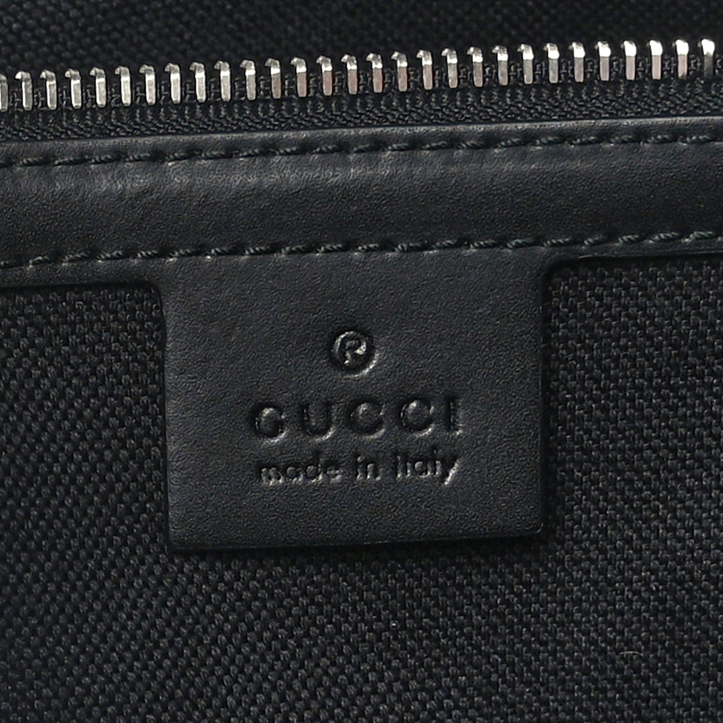GG Supreme Monogram Web Tote Black Grey