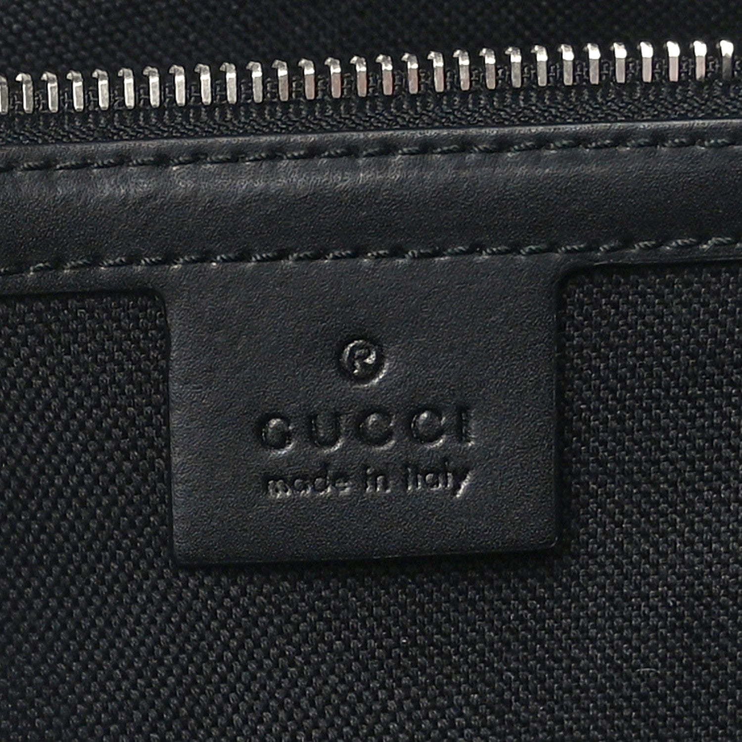 Gucci GG Supreme Monogram Web Tote Black Grey 6 of 9