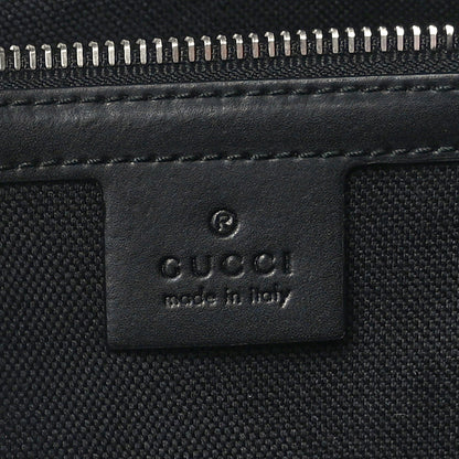Gucci GG Supreme Monogram Web Tote Black Grey 6 of 9