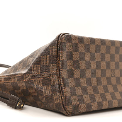 Louis Vuitton Damier Ebene Neo Neverfull MM Rose Ballerine 10 of 12