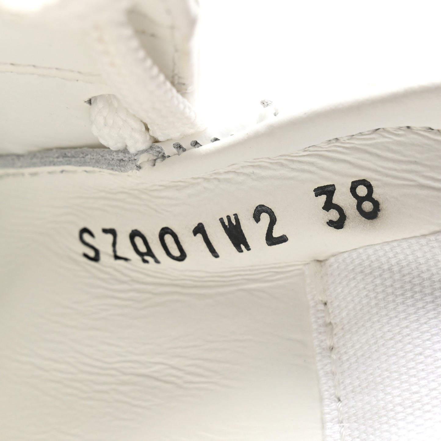 Calfskin Rockstud Untitled Open Sneakers 38 White