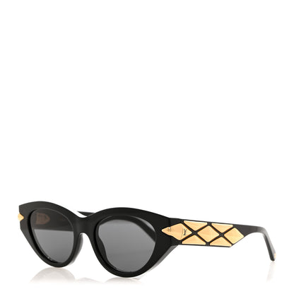 Louis Vuitton Acetate LV Malletage Cat Eye Sunglasses Z1986W Black 1 of 7