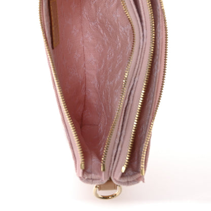 Louis Vuitton Monogram Denim Liv Pochette Washed Pink 5 of 10