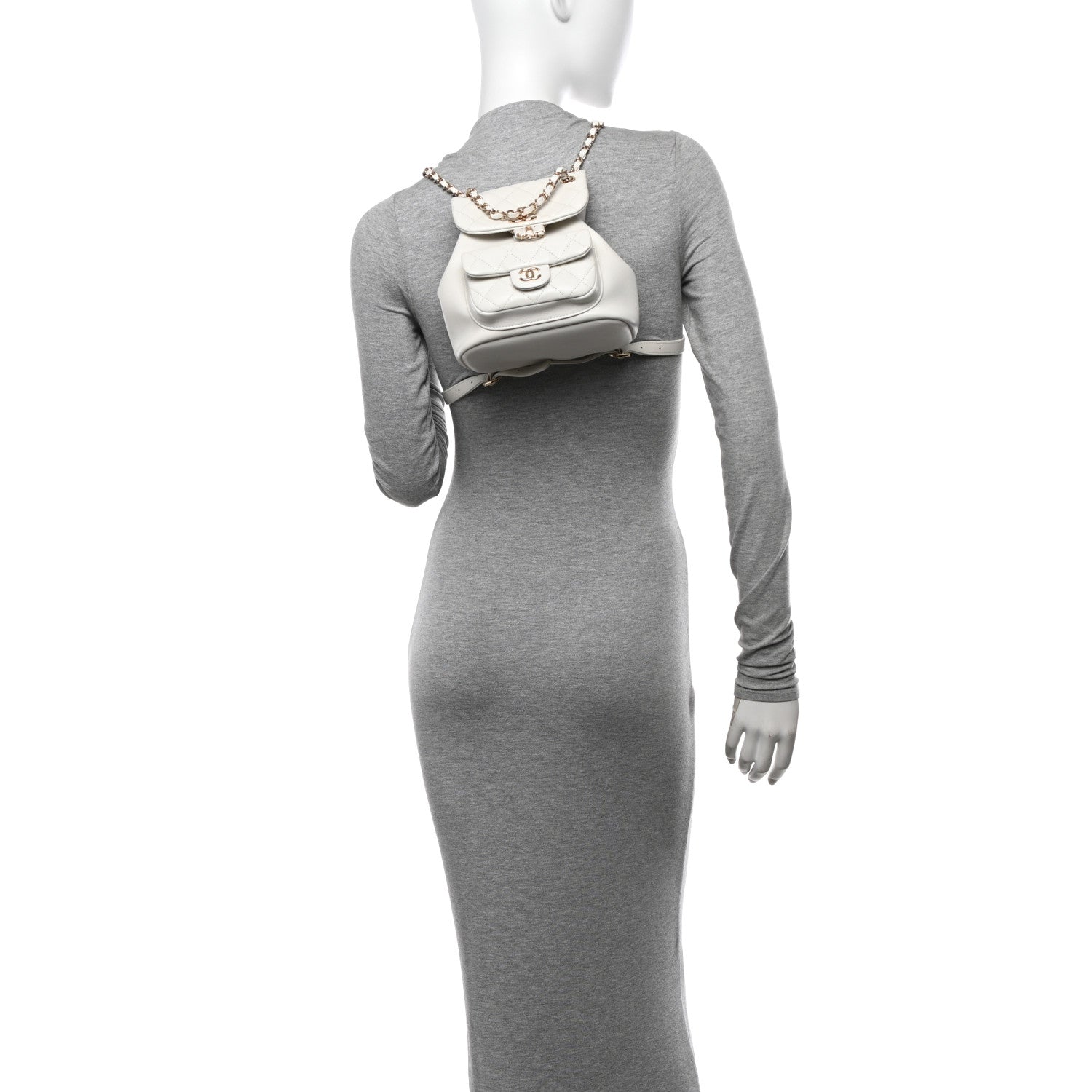 Chanel Lambskin Quilted Small Duma Drawstring Backpack 2 of 11