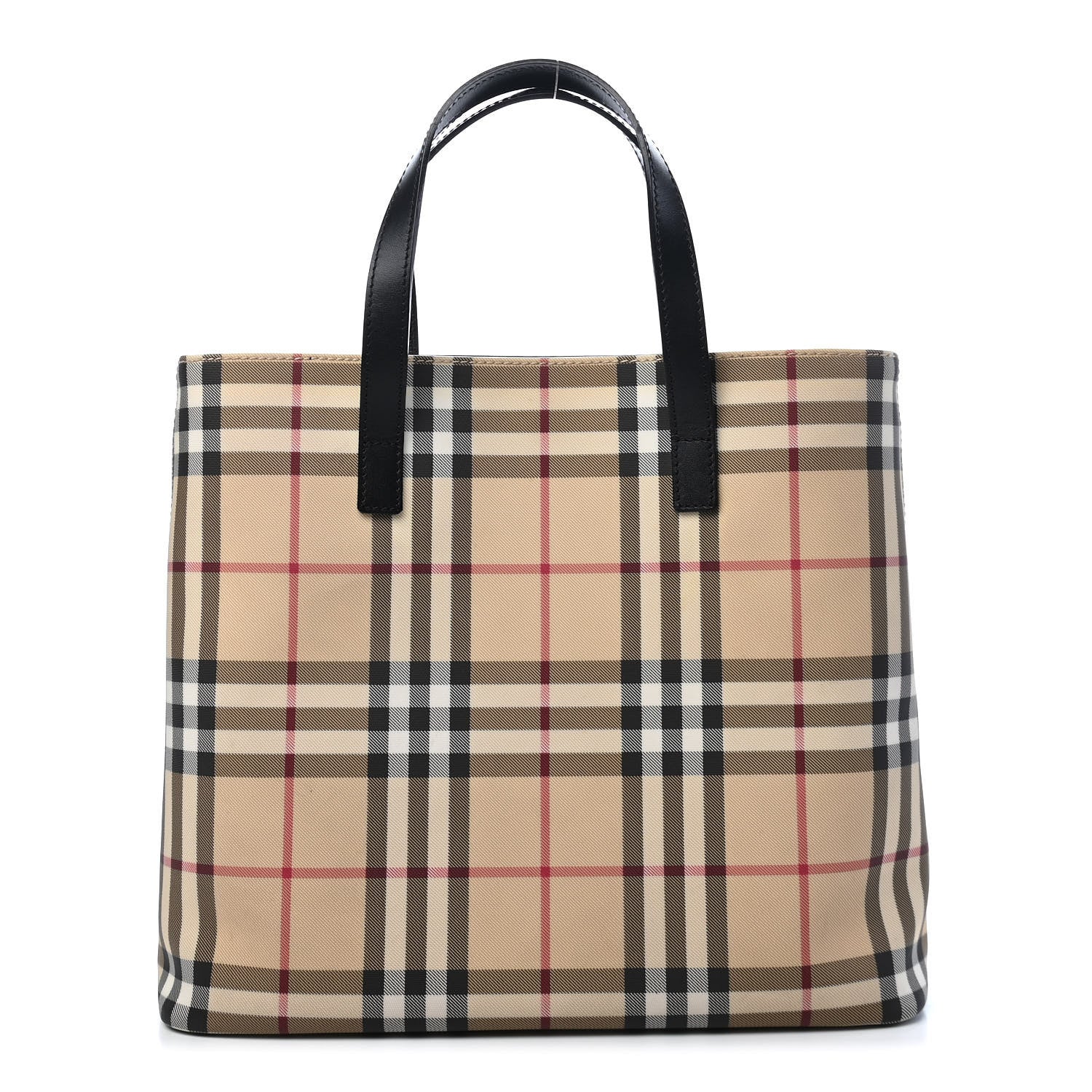 Burberry House Check Small Tote Black 1 of 8