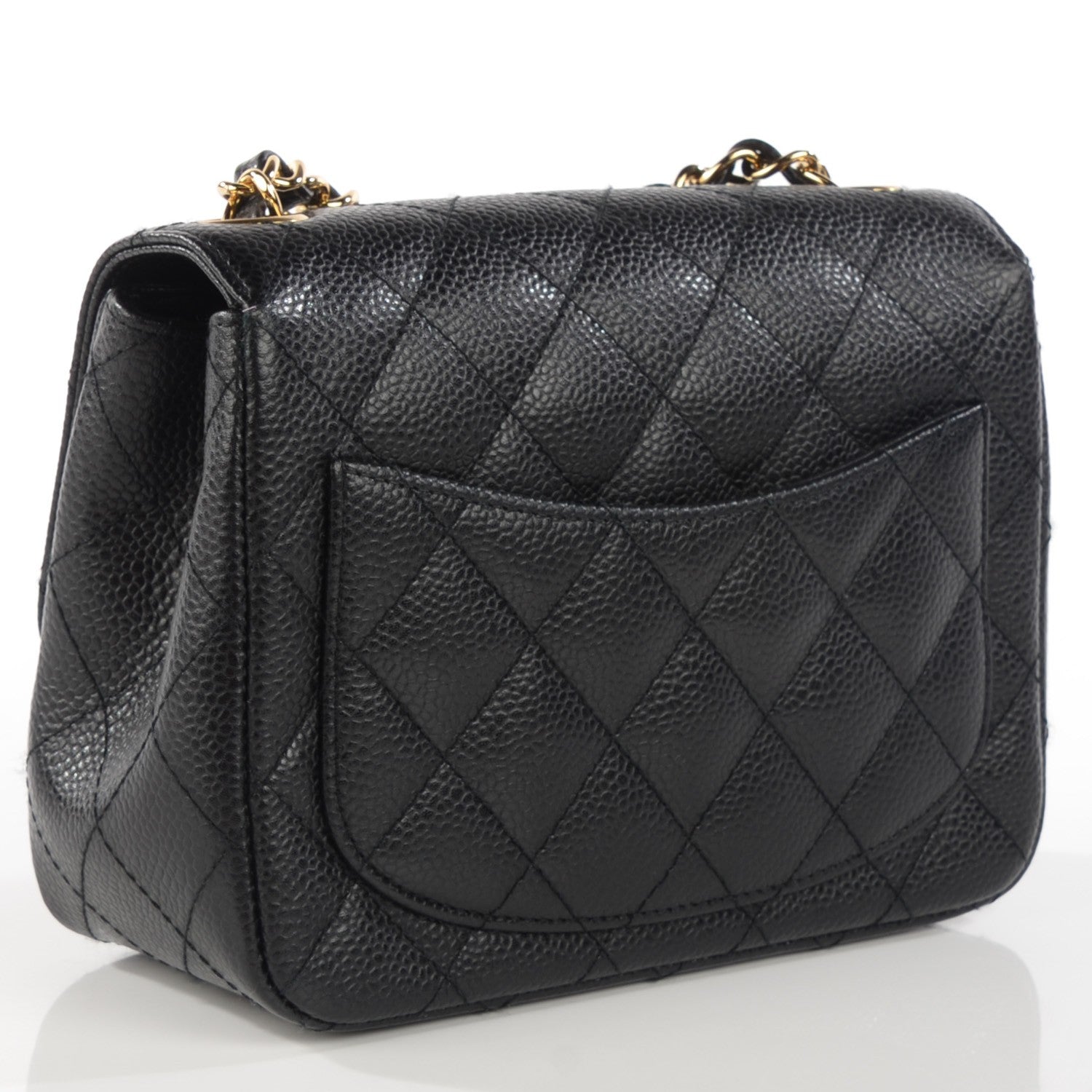 Chanel Caviar Quilted Mini Square Flap Black 3 of 7