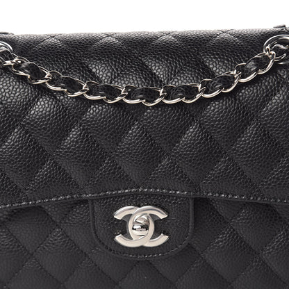 Chanel Caviar Quilted Small Double Flap Black 10 of 11