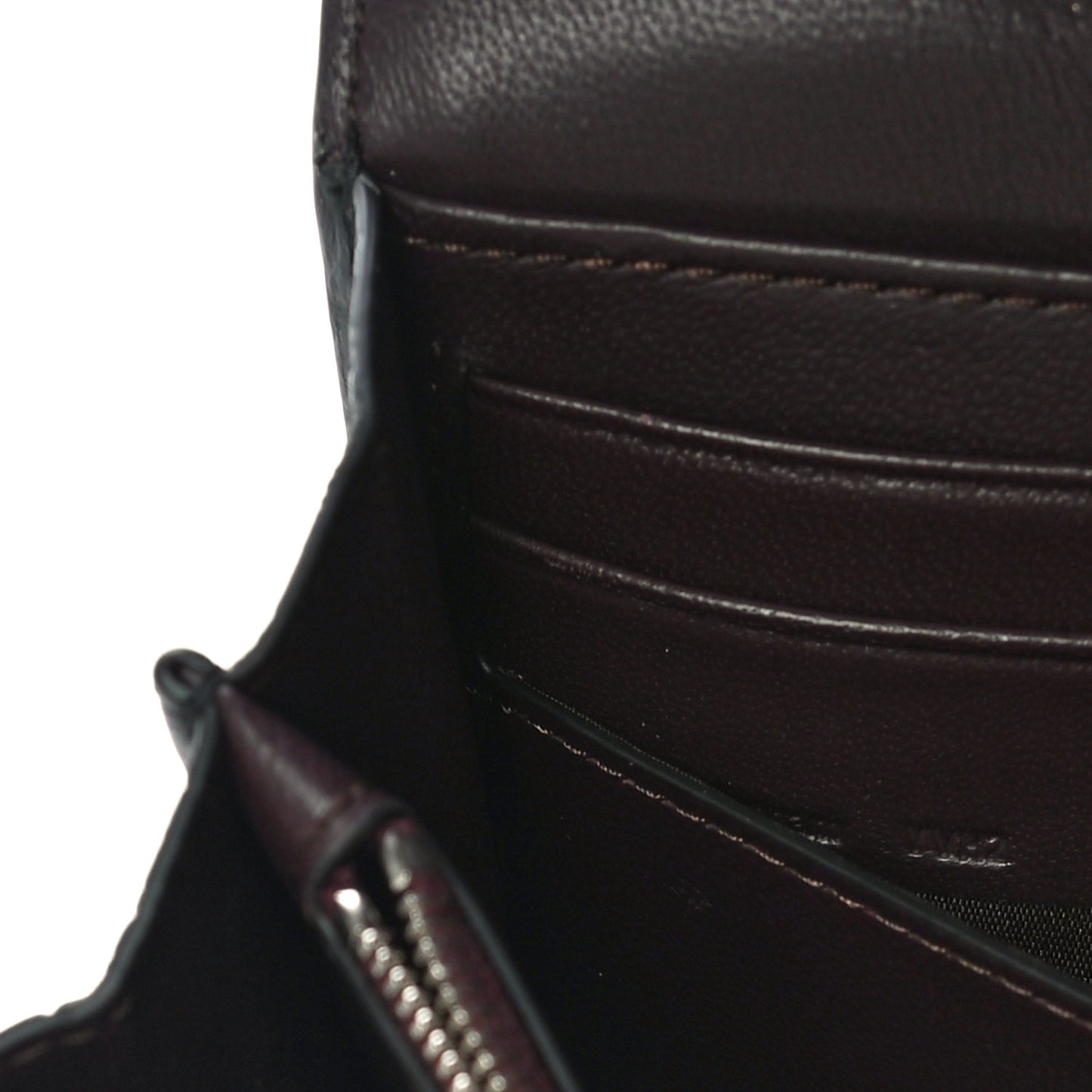 Crocodile Embossed Calfskin Wallet Black