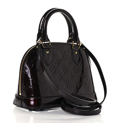 Louis Vuitton Vernis Alma BB Amarante 3 of 8