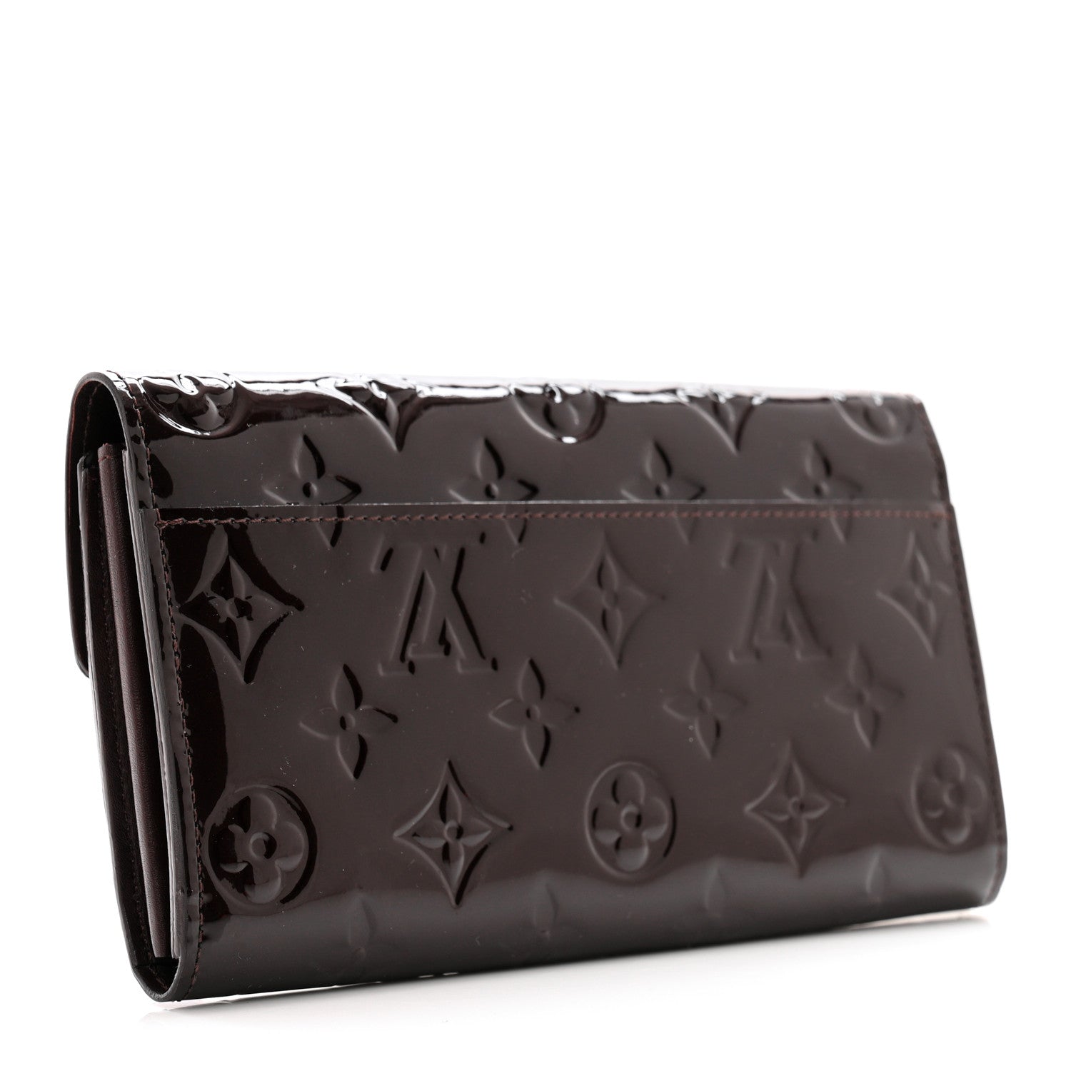 Louis Vuitton Vernis Sarah Wallet NM Amarante 3 of 7