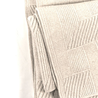 Hermes Wool Sherwood Bed Cover Blanket Ecru 3 of 4